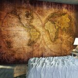  Tapeta - World on old map 200x140 Cijene