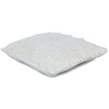 GIFTDECOR Ukrasni beli vuneni jastuk dve kvadrati sa tačkama 60x60cm cene