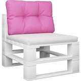  Jastuk za palete ružičasti 60 x 40 x 12 cm od tkanine | shoptok.hr