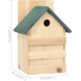 vidaXL Kućice za ptice 4 kom 23 x 19 x 33 cm od jelovine | shoptok.hr