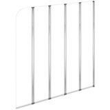 vidaXL Tuš-kabina od kaljenog stakla 120 x 140 cm prozirna | shoptok.hr