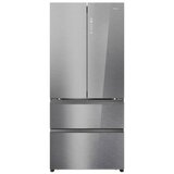 Haier Hladilnik HFR7819ENGC, 190 cm, E, 504 l, French Door, Srebrn | Shoptok.si
