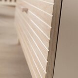 Roba Kremno bela/v naravni barvi otroška garderobna omara v hrastovem dekorju 118x190x52 cm Sidney – | Shoptok.si