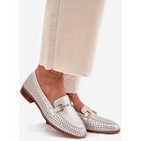 S. BARSKI Leather Women's Moccasins With Decoration On Flat Heel S.Barski | Shoptok.si