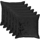  Presvlaka za jastuk 6 pcs HOUTEN Crna 65 x 65 cm Flanel | shoptok.hr