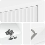  Ormar za cipele HOORN 78 x 24 x 100 cm Konstruirano drvo Bijela - Bijela | shoptok.hr