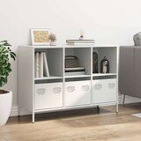  Komoda - Predalnik bela 101,5x39x73,5 cm hladno valjano jeklo, (21722108) | Shoptok.si