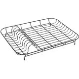 Addis niski crni metalni ocjeđivač posuđa 43 x 33 x 7 cm Cijene