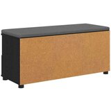  Klupa za hodnik s jastukom Crni hrast 100 x 38 x 46 cm | shoptok.hr