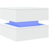  Stolić za kavu s LED svjetlima bijeli 50 x 50 x 40 cm | Eponuda.com
