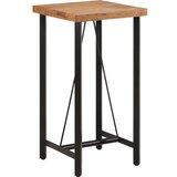 vidaXL barska miza 55x55x107 cm trden akacijev les in železo | Shoptok.si