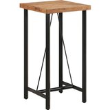 vidaXL Barski stol 55 x 55 x 107 cm od masivnog drva bagrema i željeza | shoptok.hr
