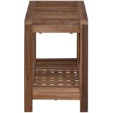  Stolić za kupatilo Prirodna 60 x 30 x 45 cm Čvrsto teak drvo | shoptok.hr