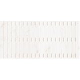  Zidno uzglavlje bijelo 127,5x3x60 cm od masivne borovine | shoptok.hr