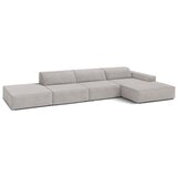 Micadoni Svetlo siva kotna sedežna garnitura (desni kot/z ležalnikom) Jodie – | Shoptok.si