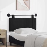  Držeće uzglavlje Zidne Jednobojno Crna 110 x 55 x 5 cm tkanina - Crna 100 cm bez LED svjetla | shoptok.hr