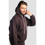 GymBeam Muški duks Aura Tee Brown | ePonuda.com