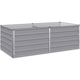  Povišeni vrtni krevet Siva 160 x 80 x 55 cm | Shoptok.si