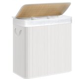 Songmics Košara za perilo White 3 x 50L bela, LCB091W01 Cene