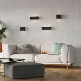  Stenska keramična svetilka LEO črna, (21347334) | Shoptok.si