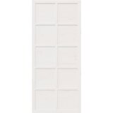 vidaXL Hlevska vrata Bela 80 x 210 cm Trdna borovina | Shoptok.si