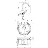 Deante setovi set sudopera zrs 7803 + slavina ben 762b-zrsb7803 | ePonuda.com