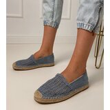 Gemre Blue perforated platform espadrilles Plevis Cijene