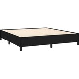  Krevet s oprugama i madracem crni 160x200 cm od tkanine | shoptok.hr