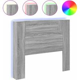 Maison Chic posteljno vzglavje - vzglavna omarica - nočna omarica led siva sonoma 120x16,5x103,5 cm, (21705564) Cene