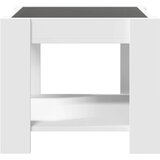 Stolić za kavu LED bijeli 53x53x45 cm od konstruiranog drva | Eponuda.ba
