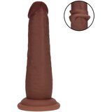 REALROCK dvojna gostota realistčni dildo (rjav) - 15,5 cm Cene