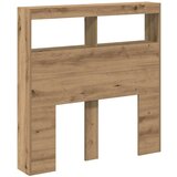  Omarica za vzglavje postelje LED artisian hrast 100x17x102 cm | Shoptok.si