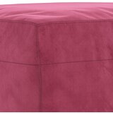  3-dijelni set sofa s jastucima crvena boja vina baršunasti | shoptok.hr