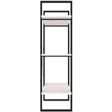 vidaXL Ormarić za knjige s 3 razine bijeli 100x30x105 cm od borovine | shoptok.hr
