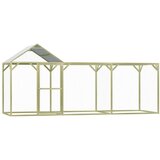 vidaXL Kokošnjak 4,5x1,5x2 m impregnirana borovina | Shoptok.si