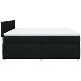  Krevet s oprugama i madracem crni 180x200 cm od tkanine | shoptok.hr
