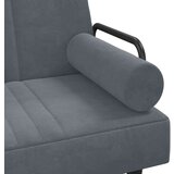  Kutna garnitura na razvlačenje tamnosiva 260x140x70 cm baršun | shoptok.hr