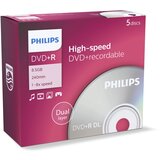 Philips 1x5 DVD+R 8,5GB DL 8x JC u