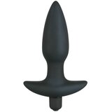Black Velvets Silicone Vibrating Plug Medium | Shoptok.si