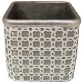  Posuda (Vanjska dimenzija (D x Š x V): 15,5 x 15,5 x 14,5 cm, Keramika, Smeđe boje) Cijene