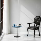 Woody Fashion Chill-Out - Black, Blue BlackBlue Side Table Cene