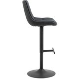 Actona Siv barski stol z nastavljivo višino (višina sedeža 65 cm) Adisa – | Shoptok.si