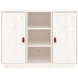  Komoda bijela 100 x 40 x 75 cm od masivne borovine | shoptok.hr