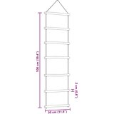  Zidni ukrasi u obliku ljestava 2 kom 30x100 cm prirodne grane | shoptok.hr