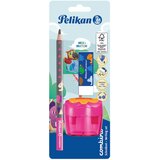 Olovka GRAFITNA B COMBINO PLUS GUMICA PLUS ŠILJILO DVOSTRUKO SA SPREMNIKOM PELIKAN 811217 BLISTER | shoptok.hr