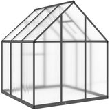  Staklenik s okvirom antracit 169 x 169 x 195 cm aluminijski | Eponuda.ba