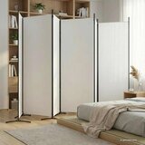 Sobna pregrada s 6 panela bijela 520x180 cm od tkanine | shoptok.hr