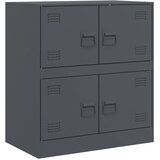  Komoda antracit 67 x 39 x 73 cm čelična | shoptok.hr
