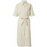 United Colors Of Benetton Košulja haljina ecru/prljavo bijela