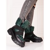 SHELOVET Women's Snow Boots Green & Black | Shoptok.si